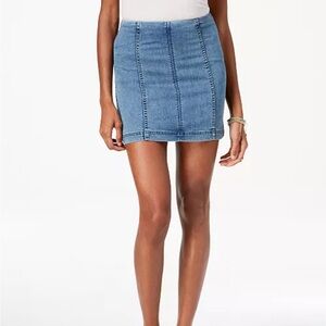 Free People Modern Femme Denim‎ Mini Skirt